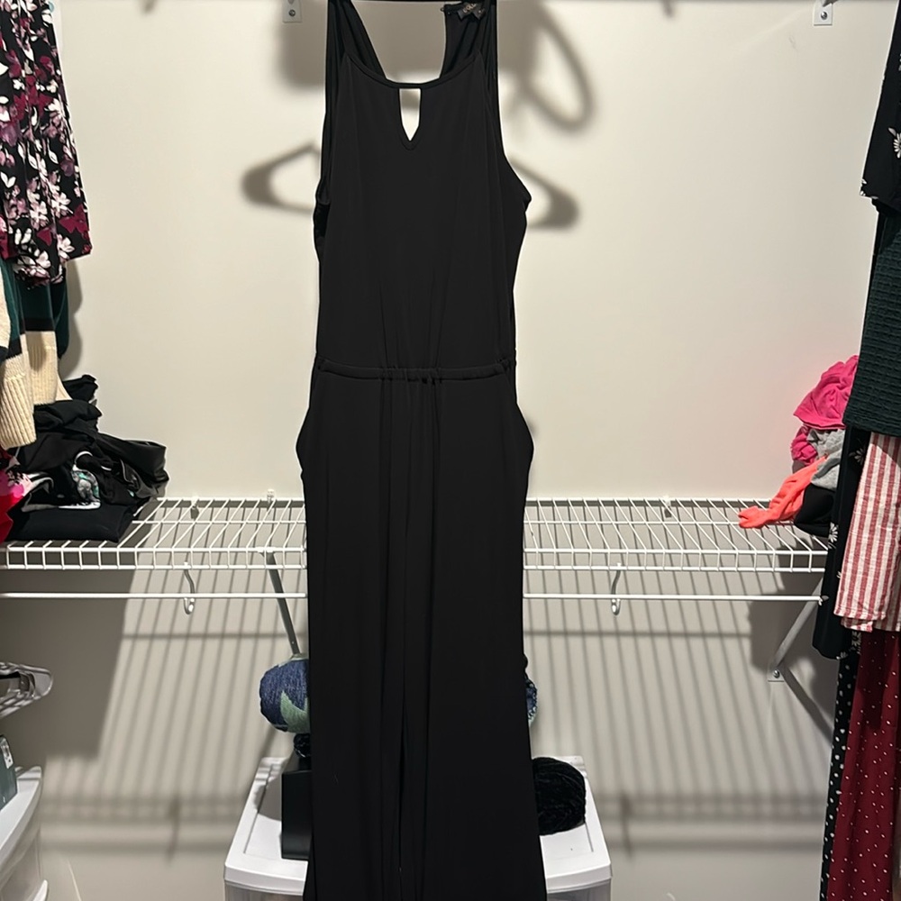 Black jumpsuit with pockets